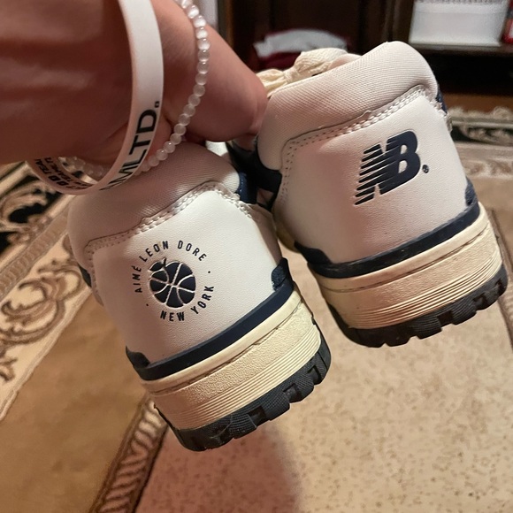 Aime Leon Dore New Balance 550s Navy - Picture 5 of 7